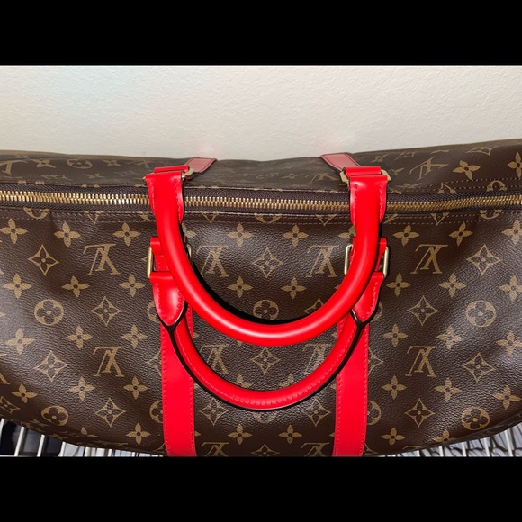 Louis Vuitton Keepall Bandouliere 50 Coquelicot - Picture 6 of 16